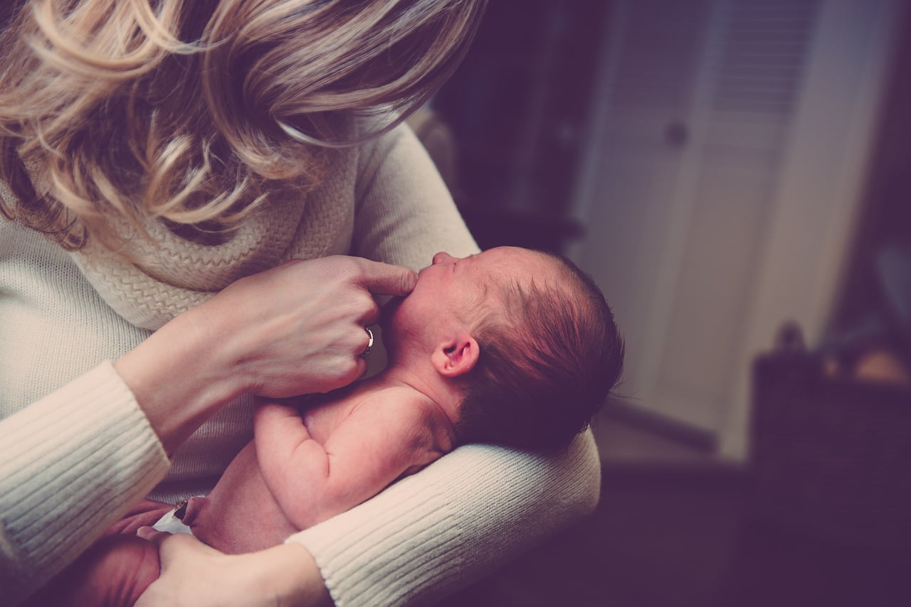 mother and newborn